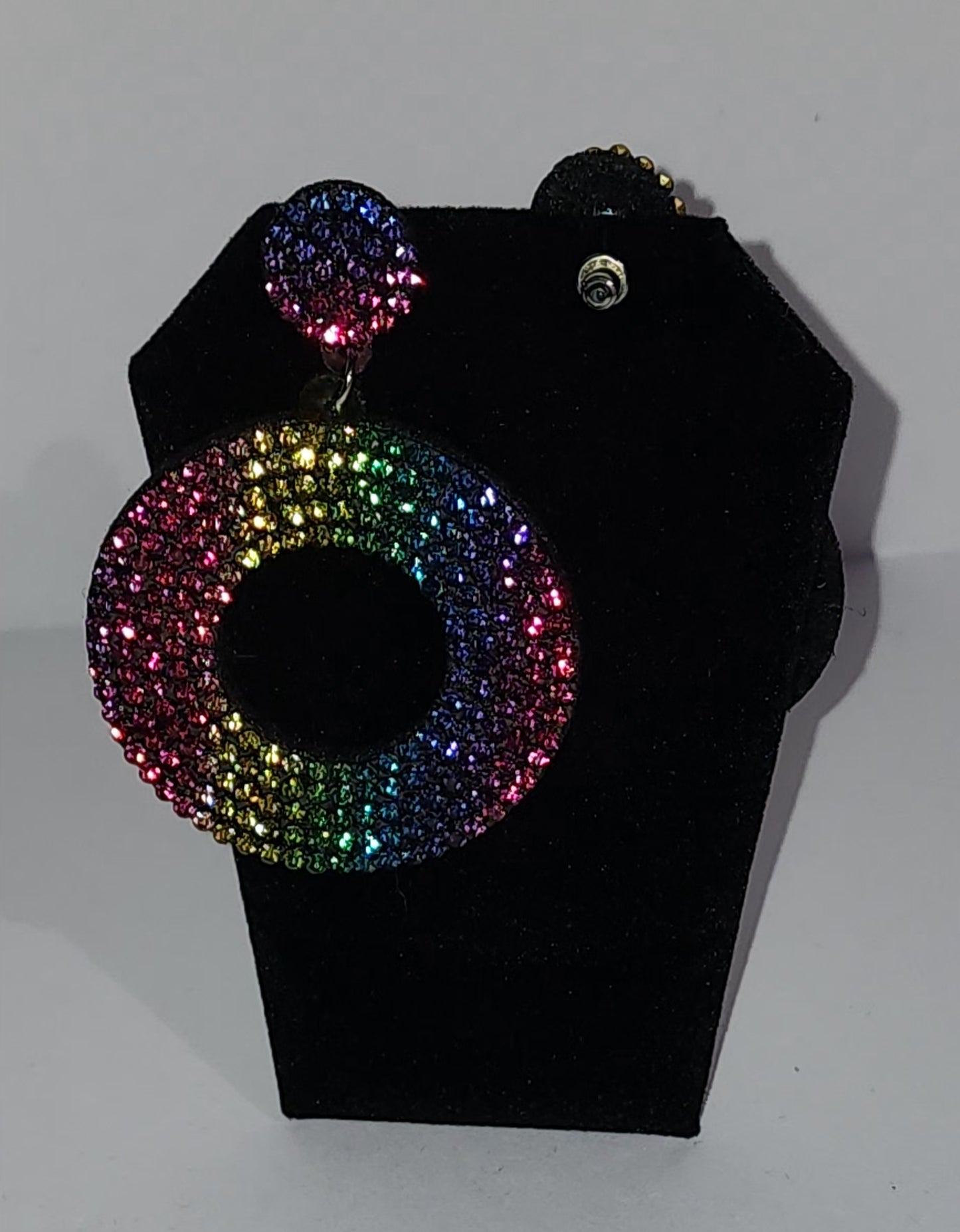 Rainbow Round Earrings