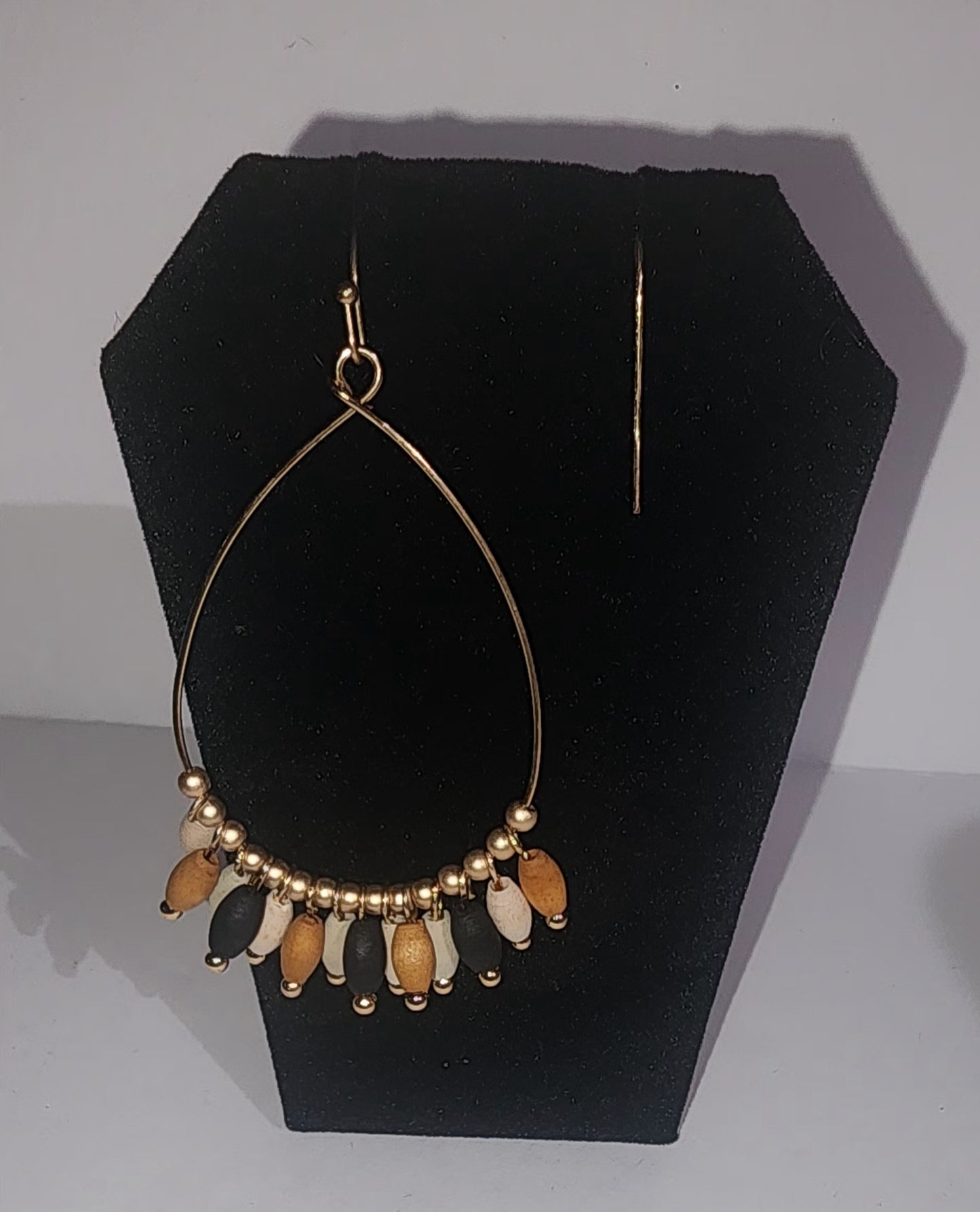 Multi Color Bead Earrings