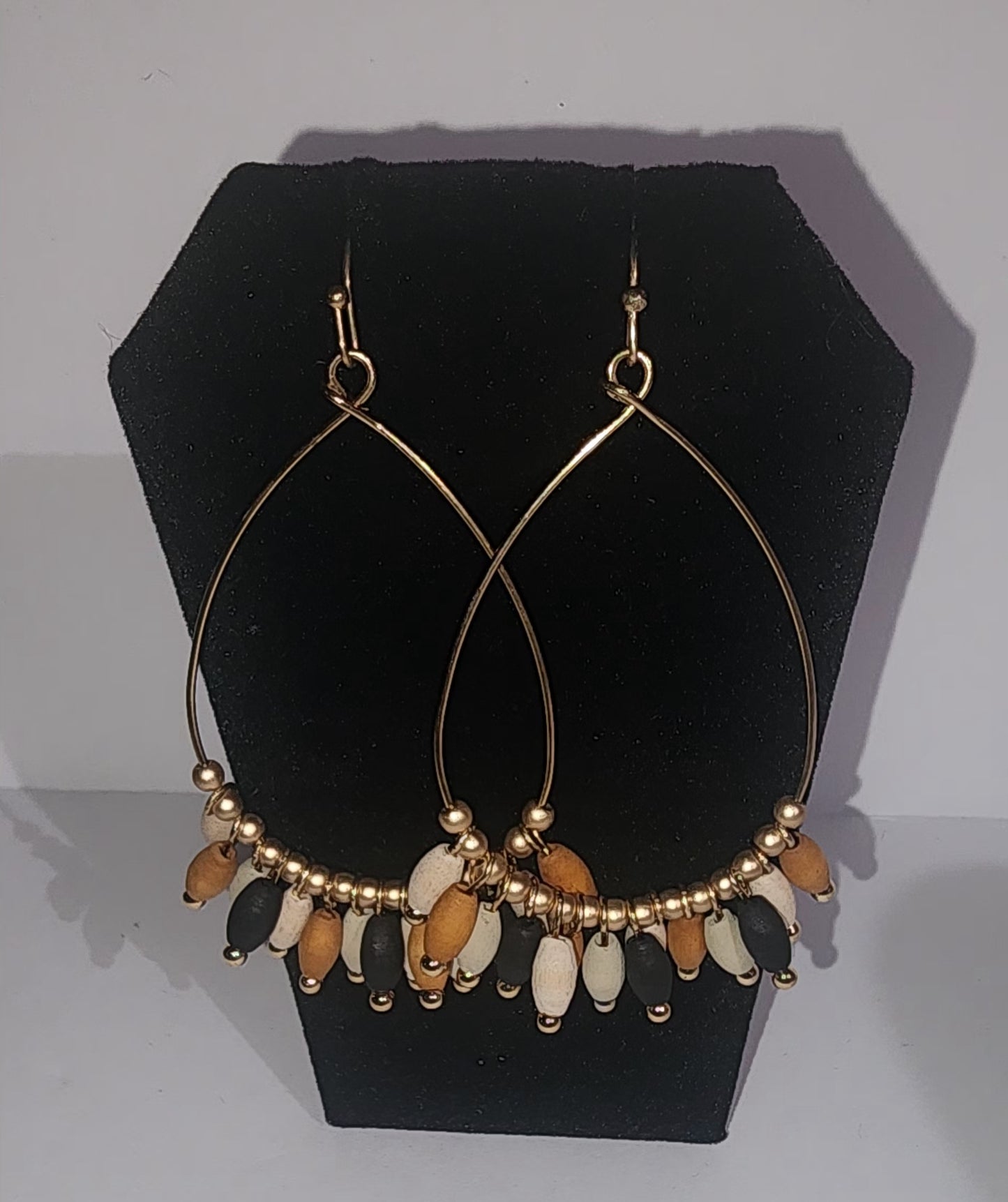 Multi Color Bead Earrings