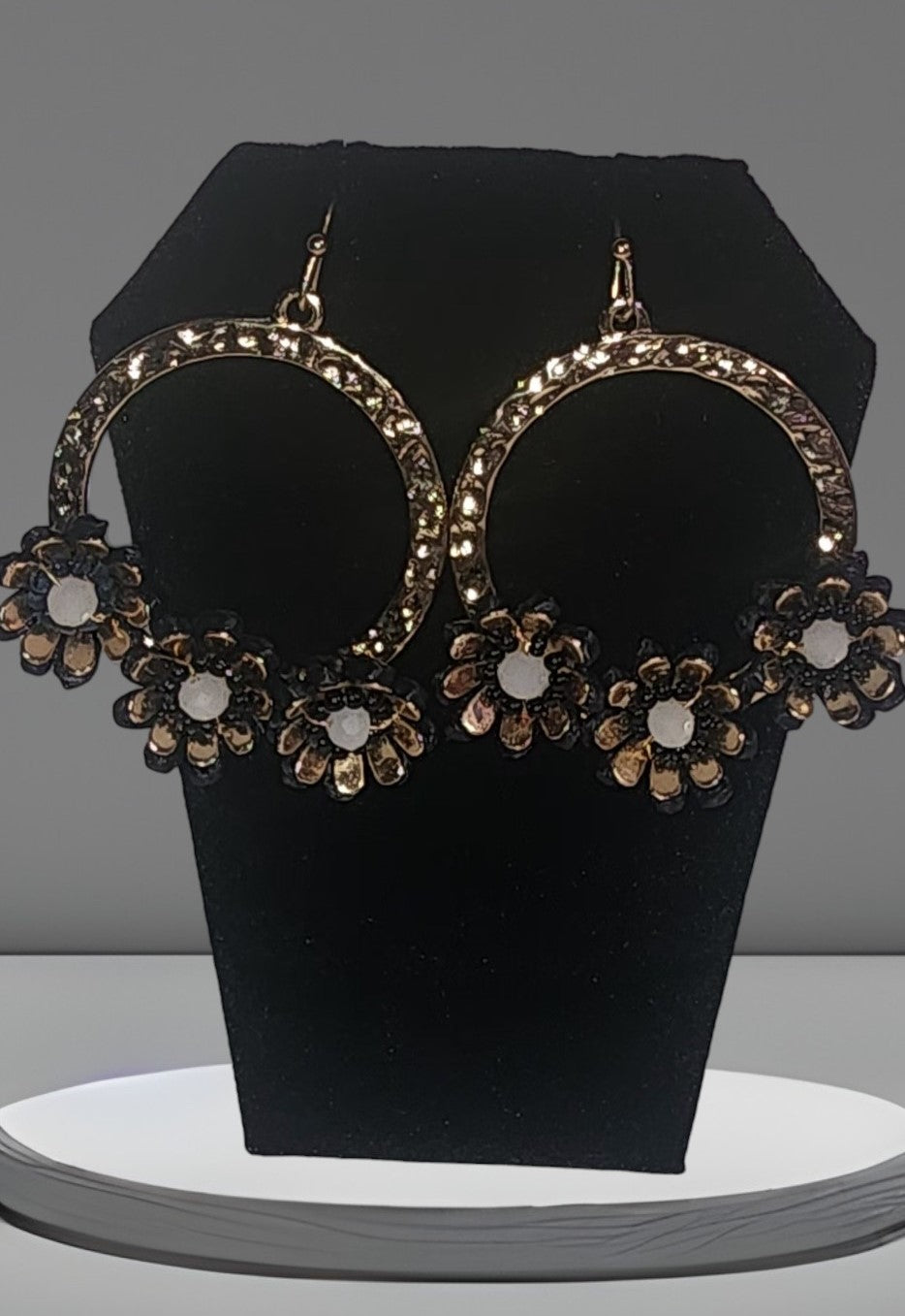 3's Company Flower Earrings