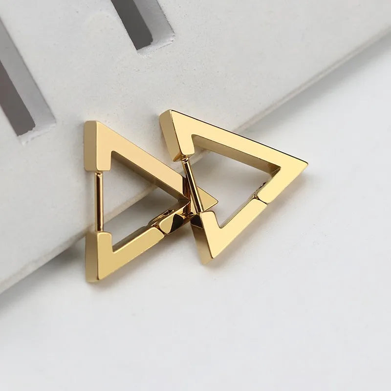 Geometric Hoop Earrings