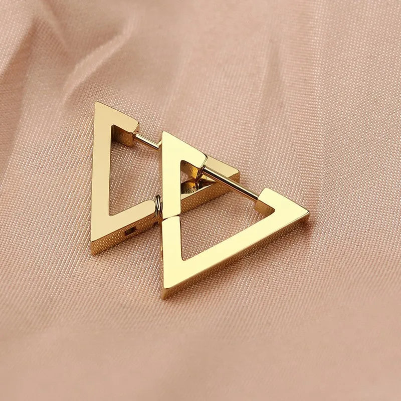 Geometric Hoop Earrings