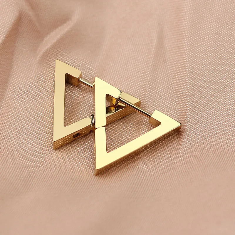 Geometric Hoop Earrings