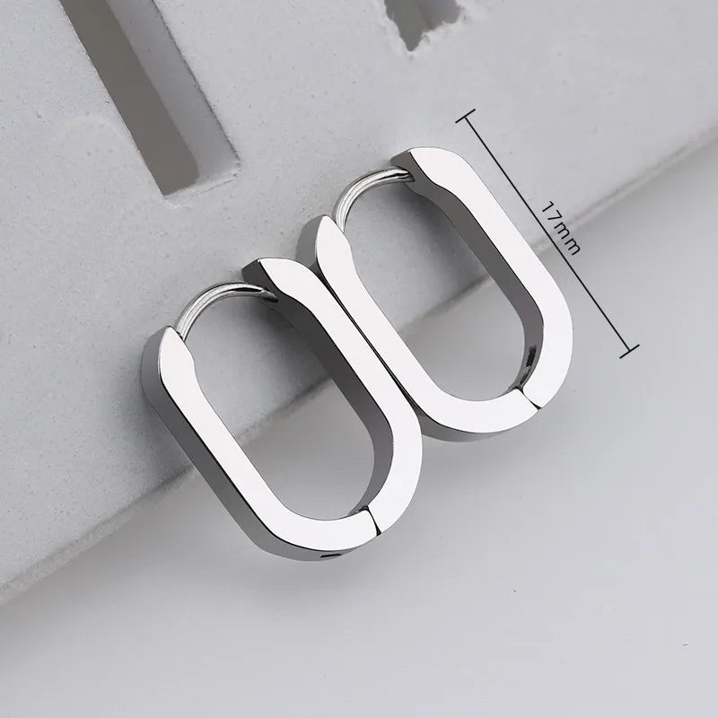 Geometric Hoop Earrings