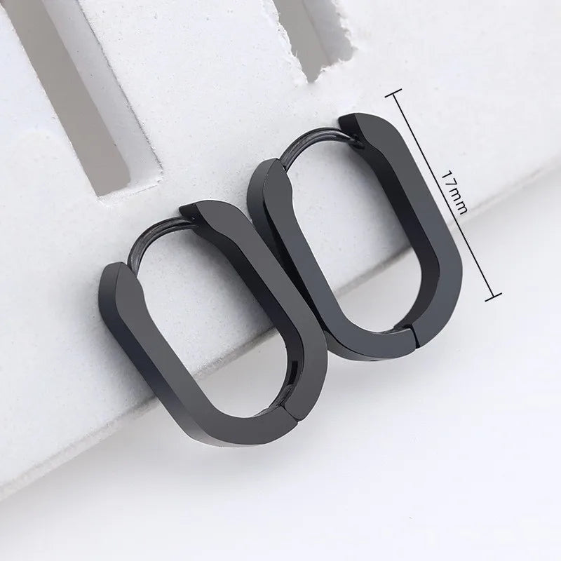 Geometric Hoop Earrings