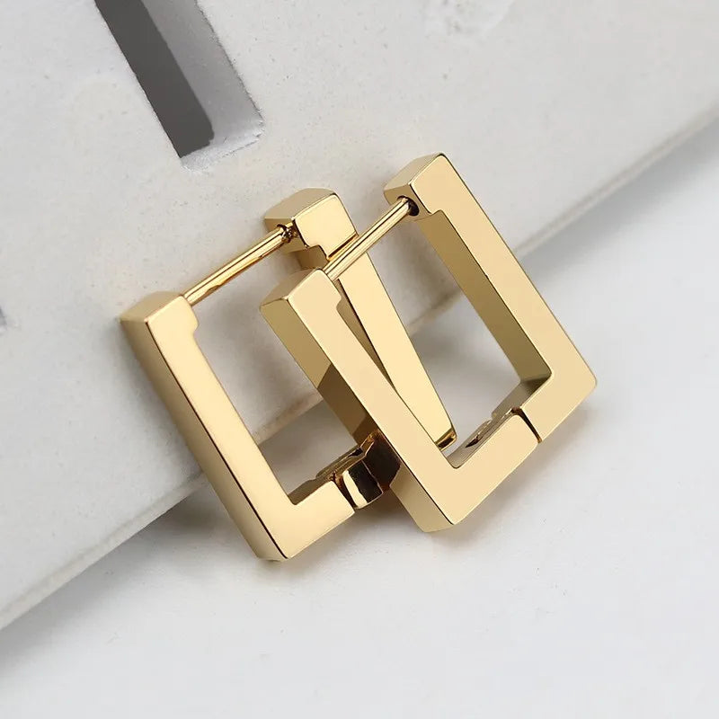 Geometric Hoop Earrings