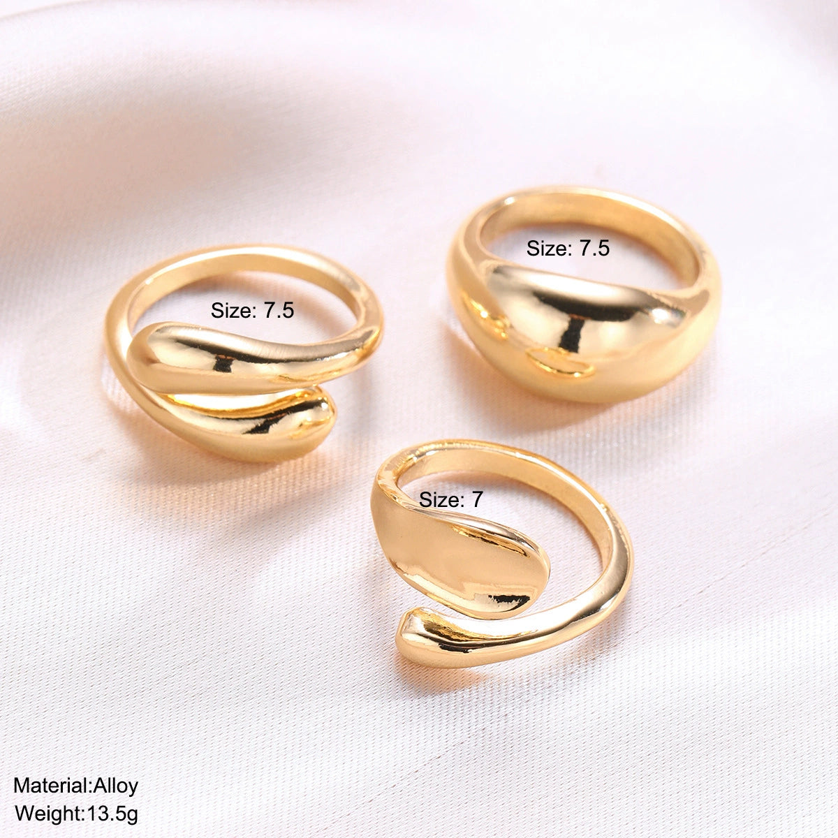 Undecided 3pc Ring Set