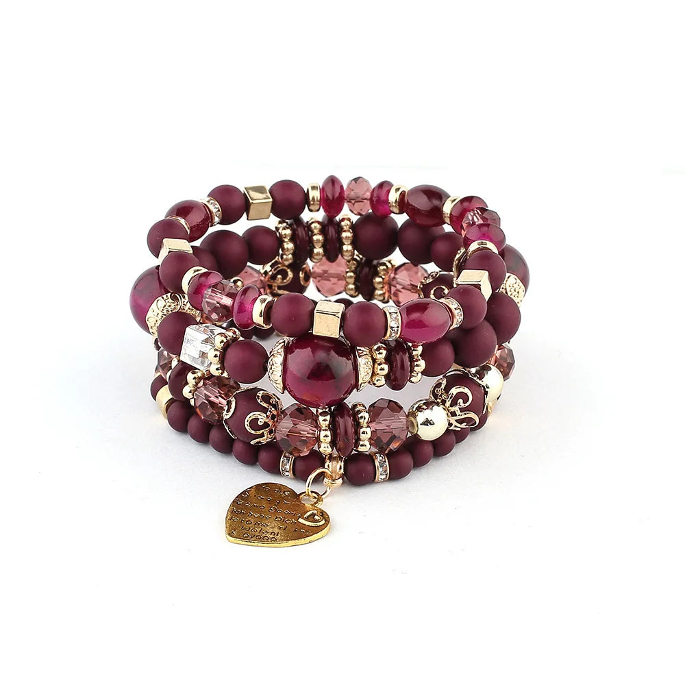 Bead charm Bracelet Set