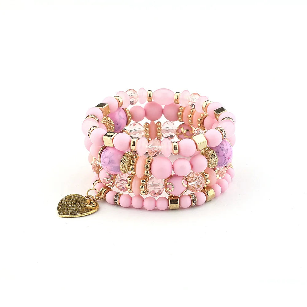 Bead charm Bracelet Set
