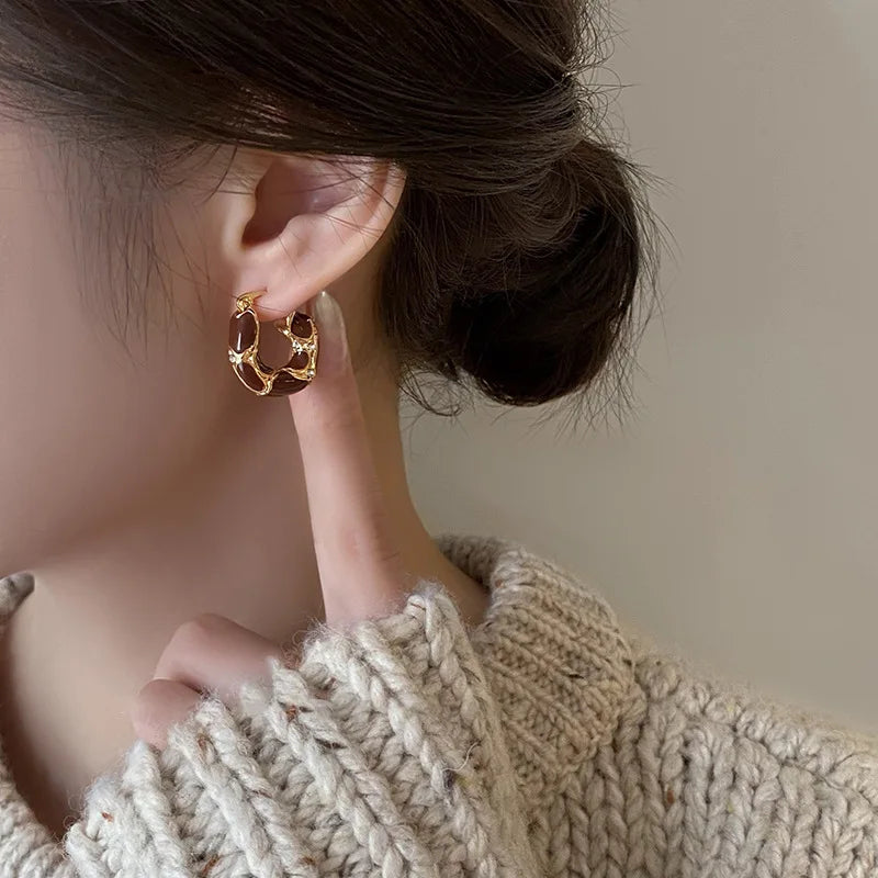 Tempted Chocolate Latte Earrings