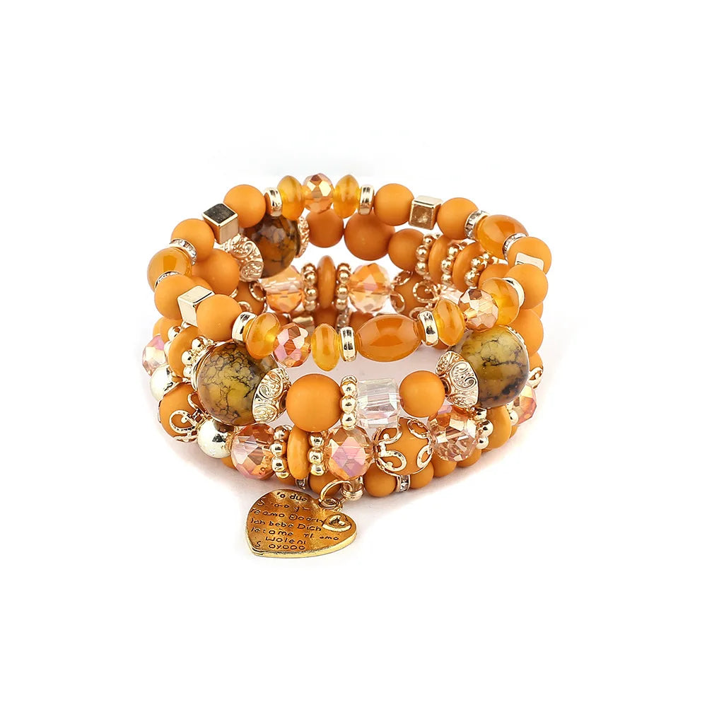 Bead charm Bracelet Set