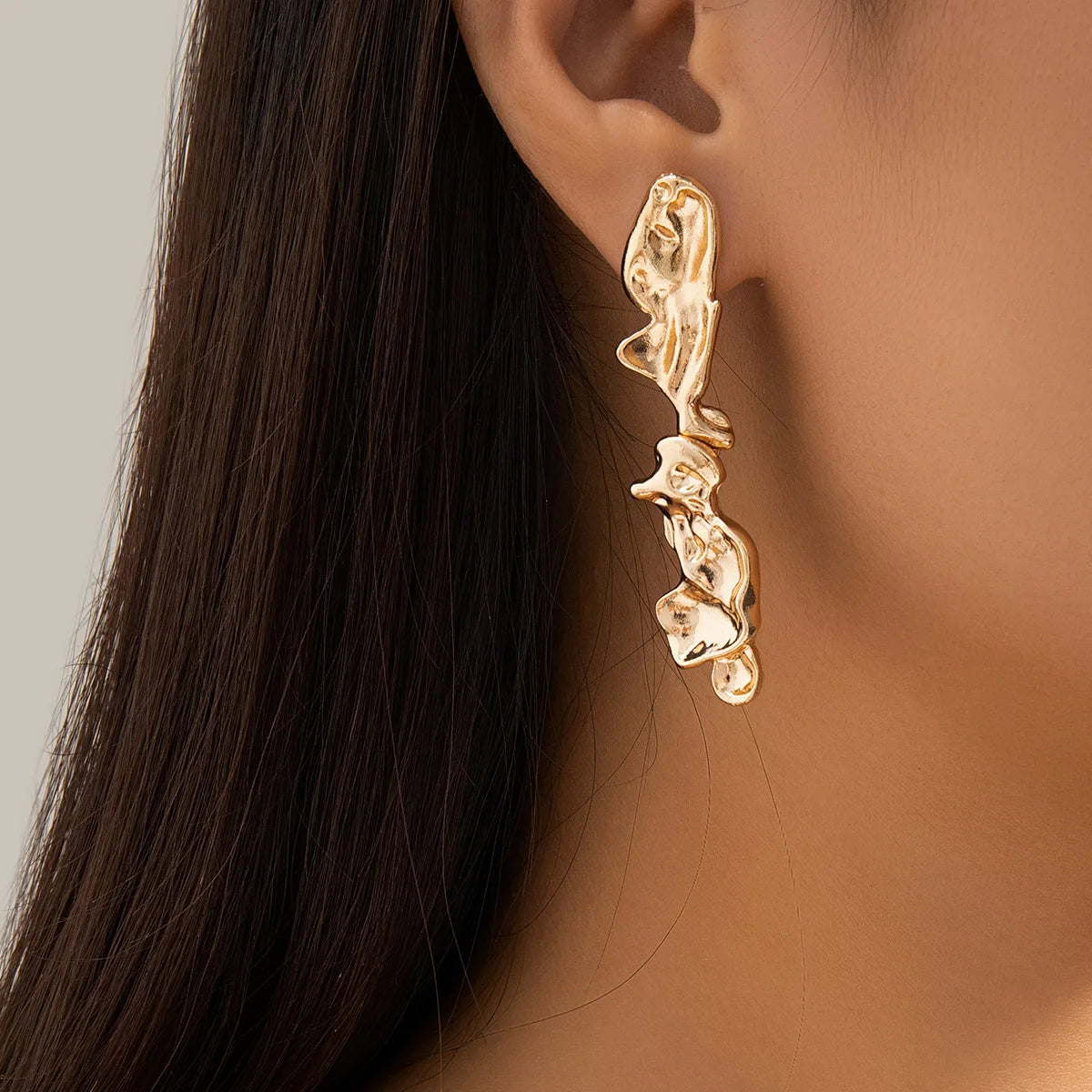 Liquid Metal Grunge Bracelet or Earrings