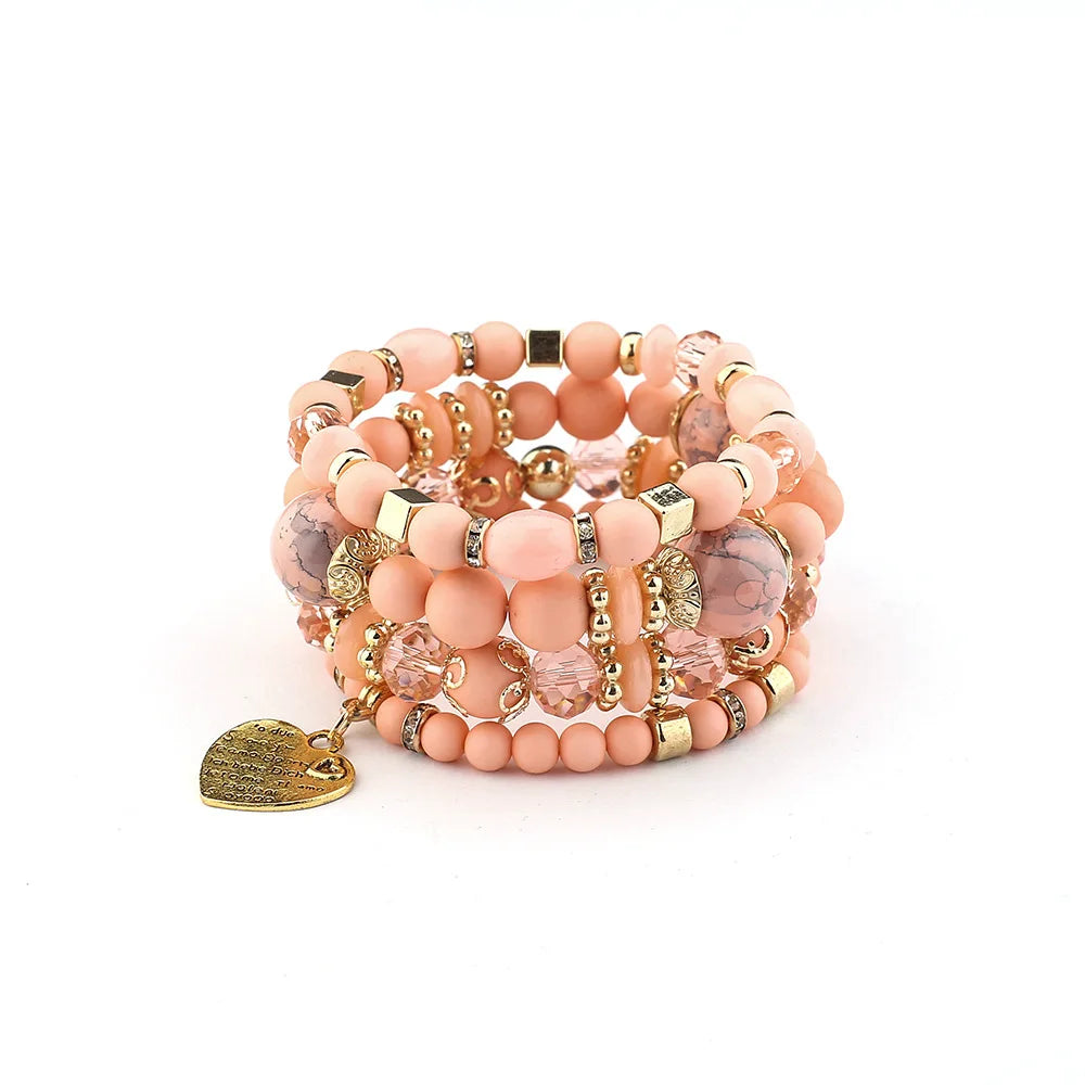 Bead charm Bracelet Set