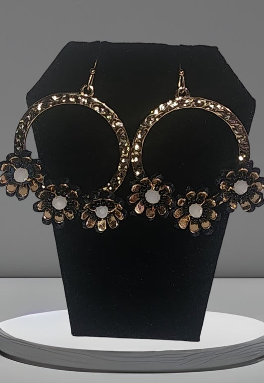 3's Company Flower Earrings