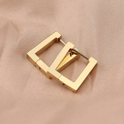 Geometric Hoop Earrings