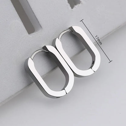Geometric Hoop Earrings