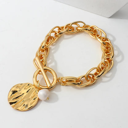 Liquid Metal Charm Bracelet