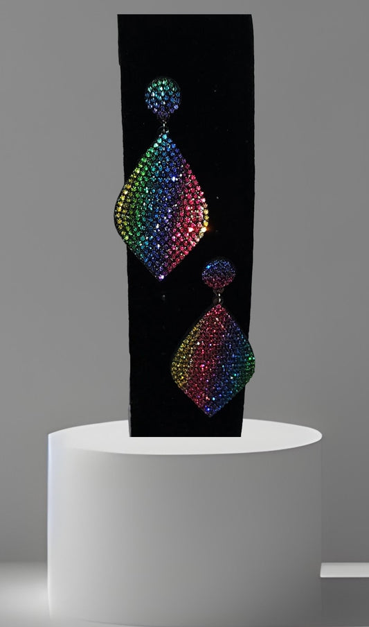 Rainbow Drop Earrings