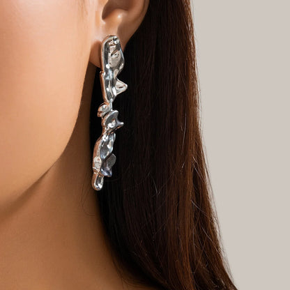 Liquid Metal Grunge Bracelet or Earrings