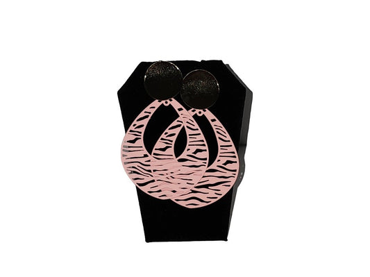 It's Wavy Pink Earrings